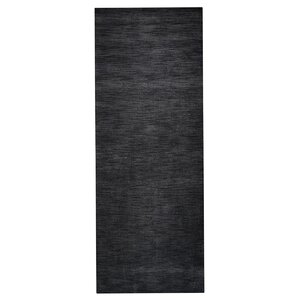 Delano Solid Hand Knotted Wool Gray Area Rug