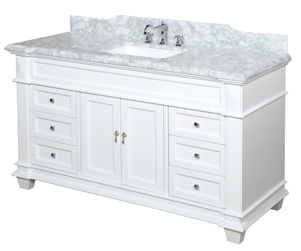 KBC Elizabeth Single Bathroom Vanity Set & Reviews Wayfair