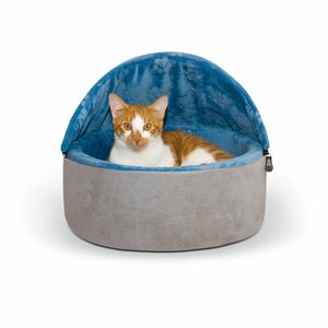 Self-Warming Kitty Hooded Bed