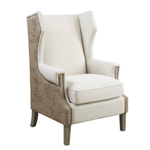 Hunter Wingback Chair by Three Posts