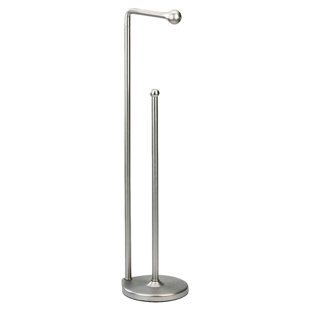 Free Standing Toilet Paper Holders You Ll Love Wayfair Teardrop Freestanding Toilet Paper Holder