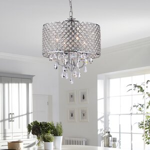 Marya 4-Light Crystal Chandelier