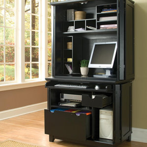 desk armoires you'll love | wayfair desk armoires you'll love | wayfair