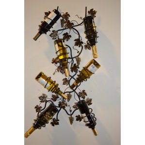 7 Bottle Wall Mounted Wine Rack by J & J Wire