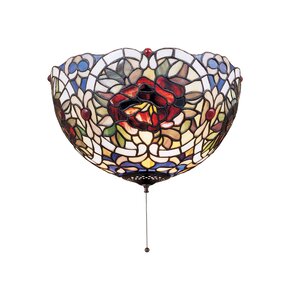 Renaissance Rose 3-Light Flush Mount