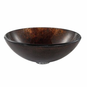 Copper Circular Vessel Bathroom Sink