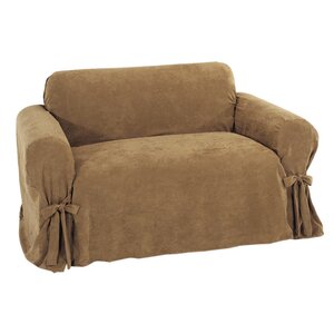 Chic Box Cushion Loveseat Slipcover