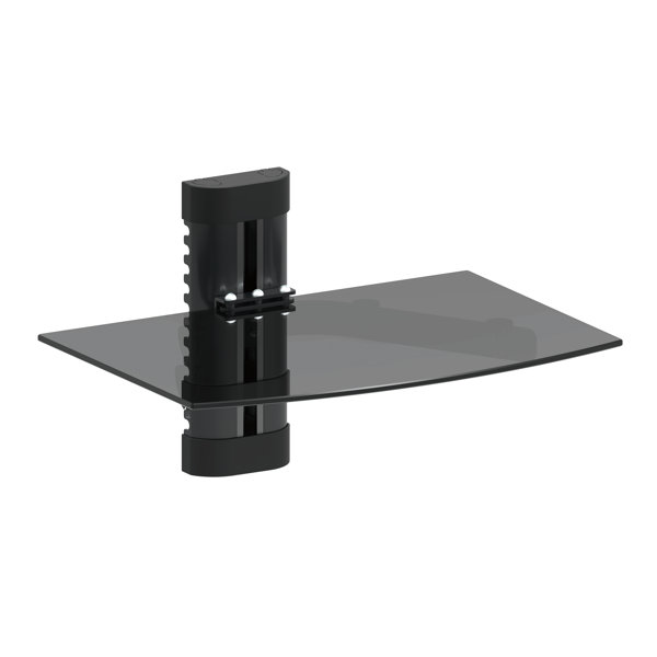 Gforce Dvd Player Shelf Wall Mount With Tempered Gl And Gforce Dvd Player Shelf Wall Mount With Tempered Gl And Aluminum Reviews Wayfair