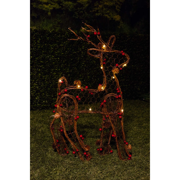 alpine christmas rattan light up reindeer lighted display reviews wayfair - Animated Lighted Reindeer Christmas Decoration alpine christmas rattan light up reindeer lighted display reviews wayfair - Animated Lighted Reindeer Christmas Decoration