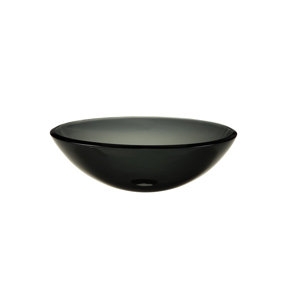 Montana Translucence Transparent Glass Circular Vessel Bathroom Sink