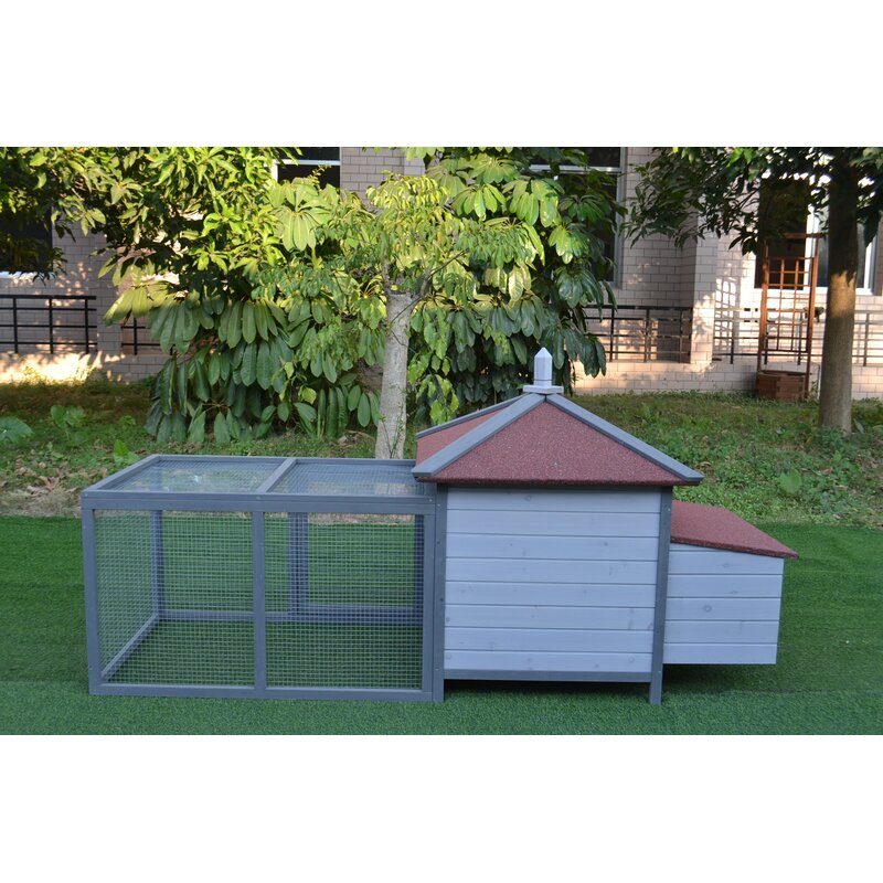 Boatright Medium Chicken Coop With Chicken Run