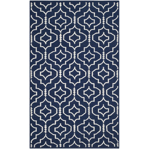 Dhurrie Area Rugs Birch Lane Dhurries Navy Ivory Geometric Area Rug