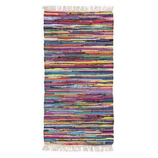 Pink Cotton Rugs You Ll Love Wayfair Co Uk Multi Woven Cotton Yellow Pink Rug