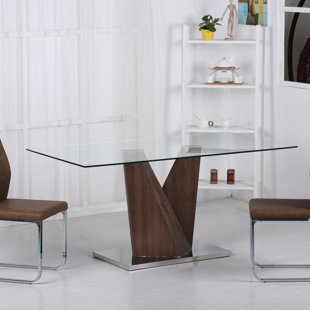 Wenge Dining Tables Uk Table Design Ideas Tempered Gl Dining Table Wayfair Co Uk