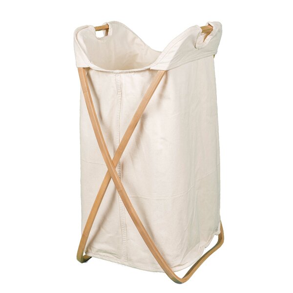 BirdRock Home Folding Butterfly Laundry Hamper Reviews Wayfair   Folding Butterfly Laundry Hamper 