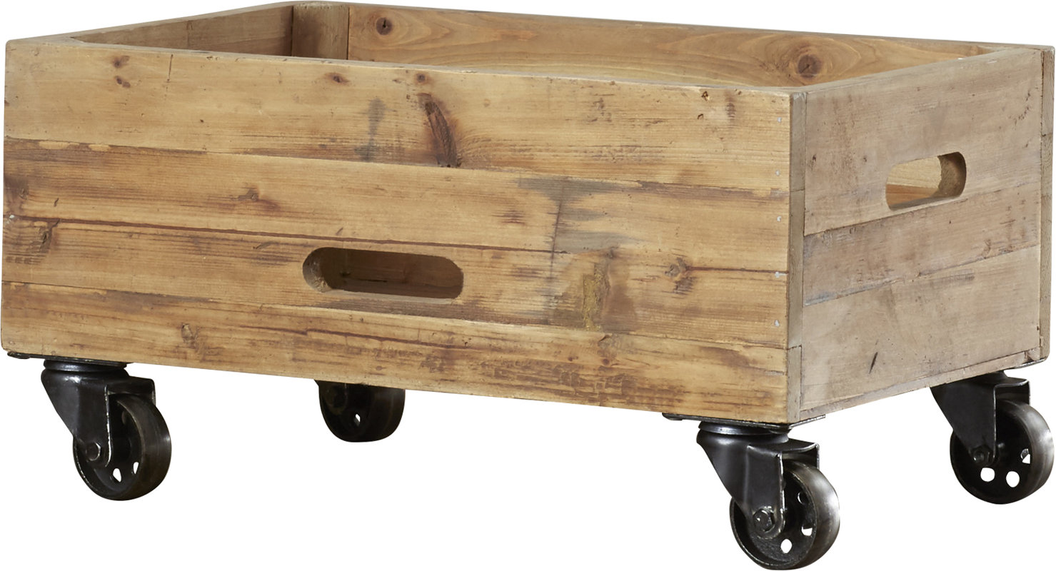 Trent Austin Design Sloan Reclaimed Wood Rolling Box & Reviews Wayfair