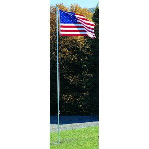 In-Ground Flagpole with NylGlo Flag