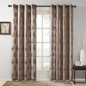 Ivan Solid Blackout Thermal Rod Pocket Single Curtain Panel