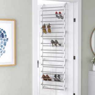 Over The Door Shoe Racks Hanging Organizers You Ll Love Wayfair Lynk 36 Pair Over Door Shoe Organizer