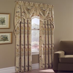 Jewel Nature Rod Pocket Single Curtain Panel