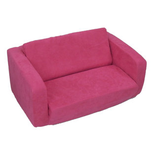 Pink Kids Couch Wayfair Giancarlo Toddler Flip Kids Sofa
