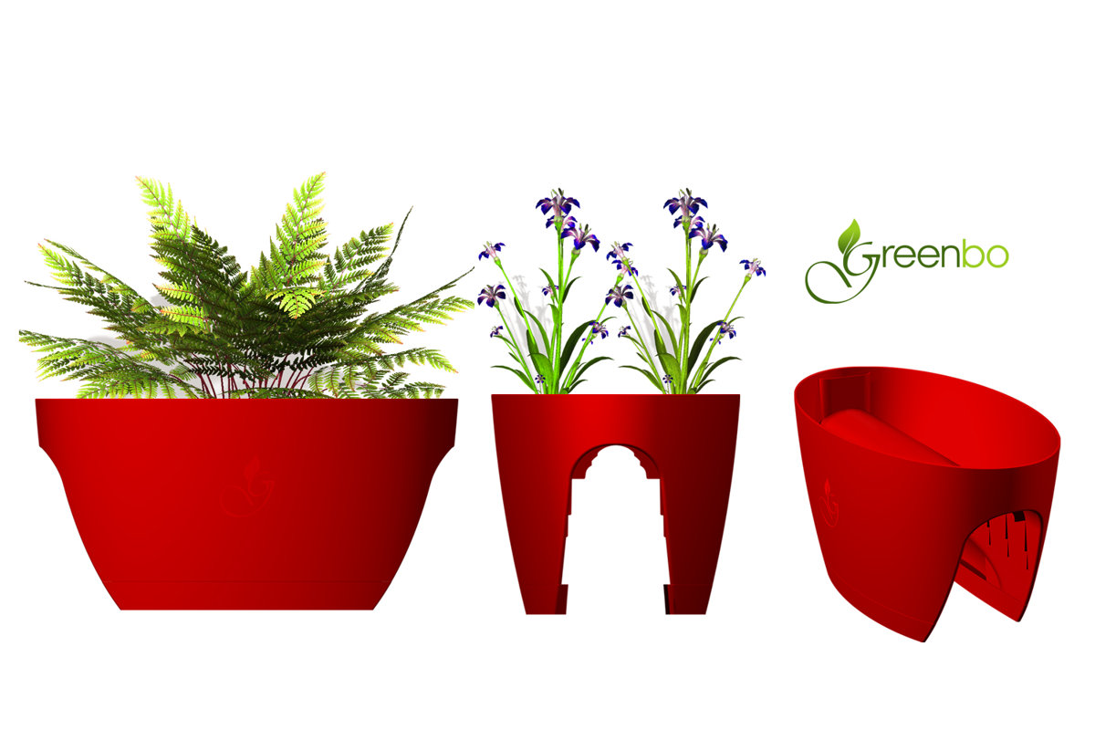 Greenbo Home and Garden Plastic Rail Planter & Reviews Wayfair