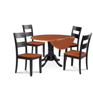Chesterton 5 Piece Carved Dining Set by Alcott H..