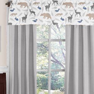 Woodland Animals Window Curtain Valance