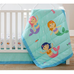 Mermaid Crib Set | Wayfair Mermaid Crib Set | Wayfair