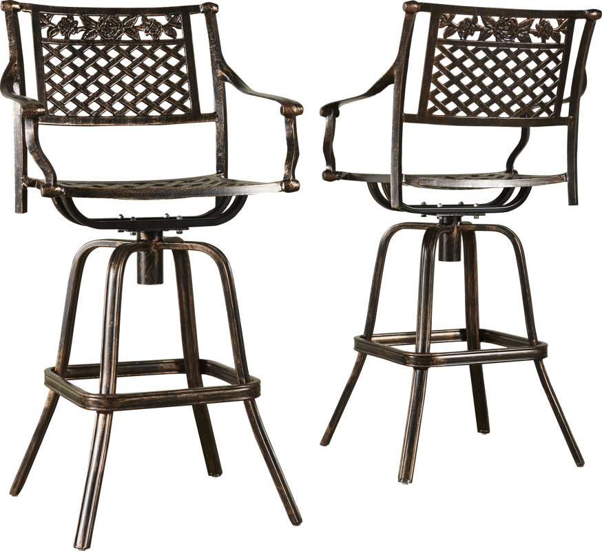 Darby Home Co Cranmore 29.5" Patio Bar Stool & Reviews Wayfair