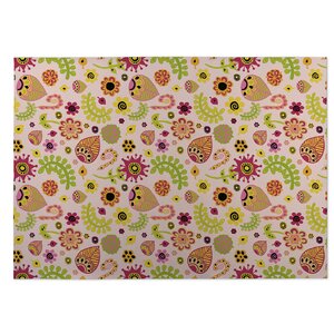 Playland Pink/Green Indoor/Outdoor Doormat