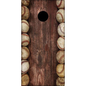 Baseball Cornhole Board