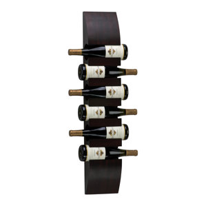 6 Bottle Wall Mounted Wine Rack by Cyan Design
