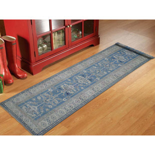 15 Ft Runner Rug Wayfair One Of A Kind Bechtold Vintage Look Hand Knotted Runner 2 8 X 15 6 Wool Blue Area Rug