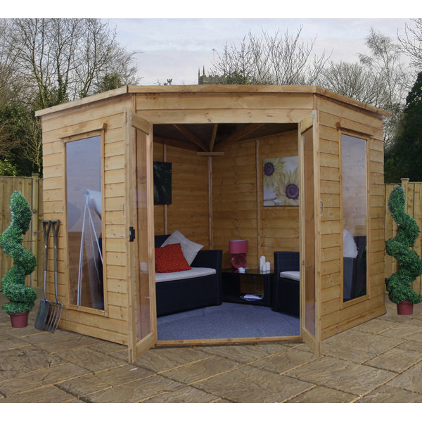 8 x 8ft corner summer house