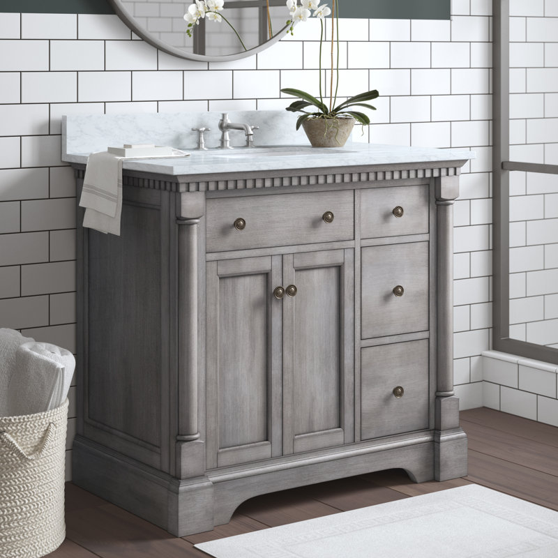 Greyleigh Seadrift 37 Single Bathroom Vanity Set Reviews Wayfair Seadrift 37 Single Bathroom Vanity Set