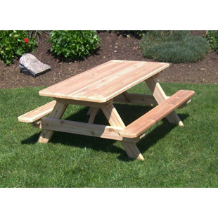 Kids Wooden Picnic Table Wayfair Boney Kids Picnic Table