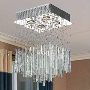 KeAndre 4-Light Semi Flush Mount