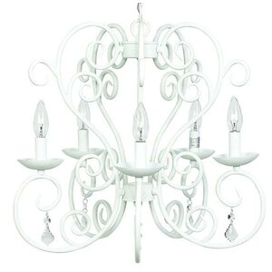 5-Light Carriage Candle-Style Chandelier