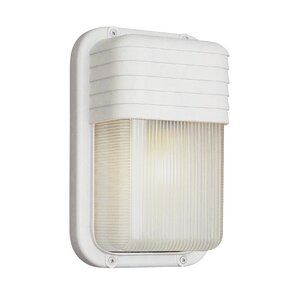 Hinnant 1-Light Outdoor Bulkhead Light