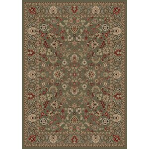 Persian Classics Oriental Mahal Green Area Rug