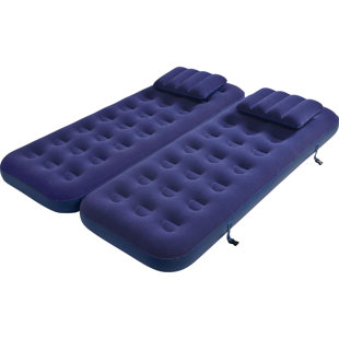 Air Mattresses Beds 3 In 1 Inflatable Flocked 9 Air Mattress With Pillows
