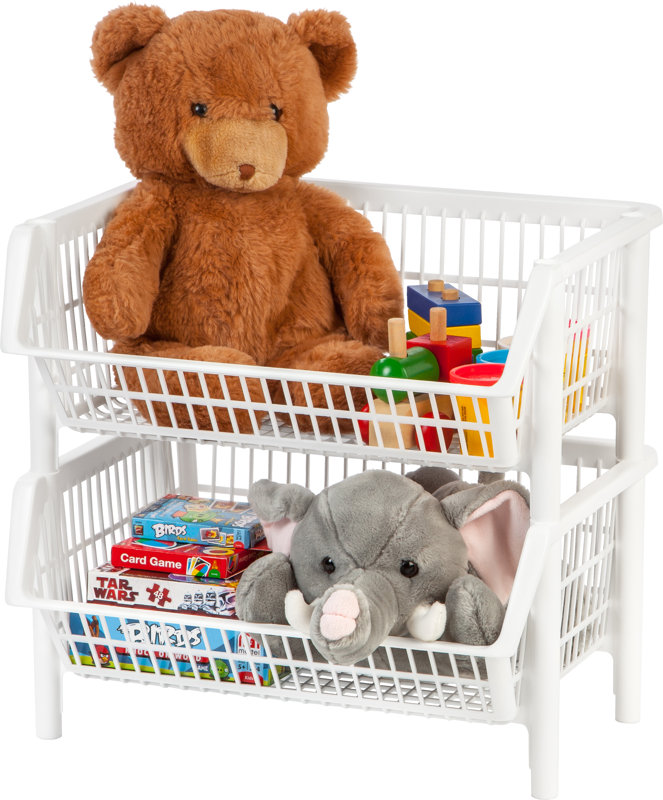IRIS Jumbo Stacking Plastic Basket & Reviews Wayfair