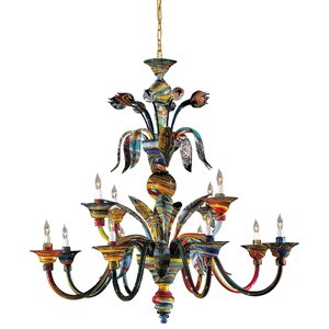 Camer 12-Light Candle-Style Chandelier
