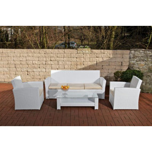 4-tlg. Loungesofa-Set Kohsai mit Kissen von All ..