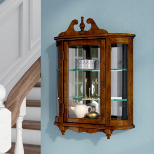 Wall Mounted Display Cabinets You Ll Love Bedingfield Wall Mounted Curio Cabinet