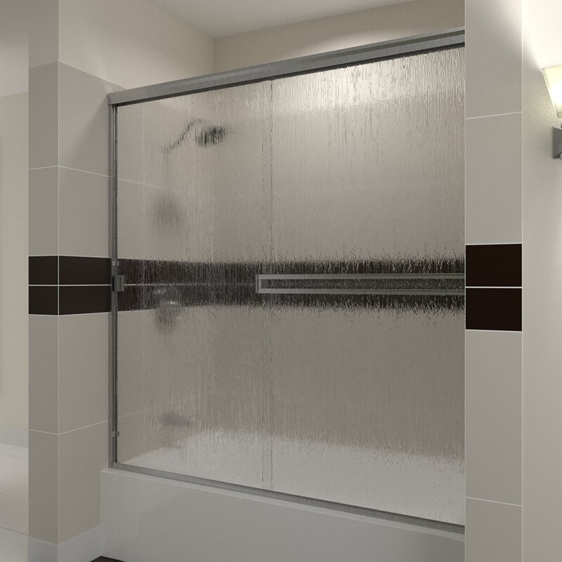 Arizona Shower Door Te 60 X 57 38 Bypass Semi Frameless