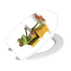 WC-Sitz Frog News länglich von Wenko