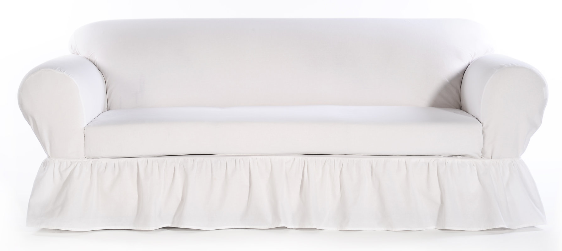 Classic Slipcovers Shabby Loveseat Skirted Slipcover & Reviews Wayfair