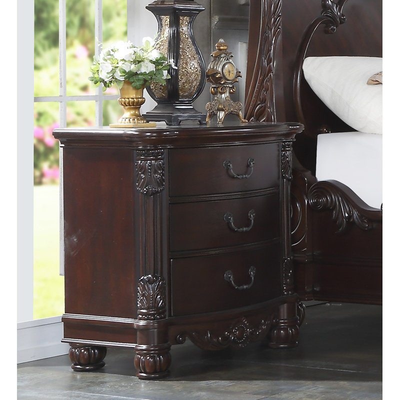 Astoria Grand Treyton Solid Wood 3 Drawer Nightstand Reviews Wayfair Treyton Solid Wood 3 Drawer Nightstand